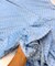 Baby Blue Minky Dot Fabric by the Yard, 60" Wide Ultra-Soft Plush Minky Fabric for Baby Blankets, Nursery Decor, Plush Toys & Sewing